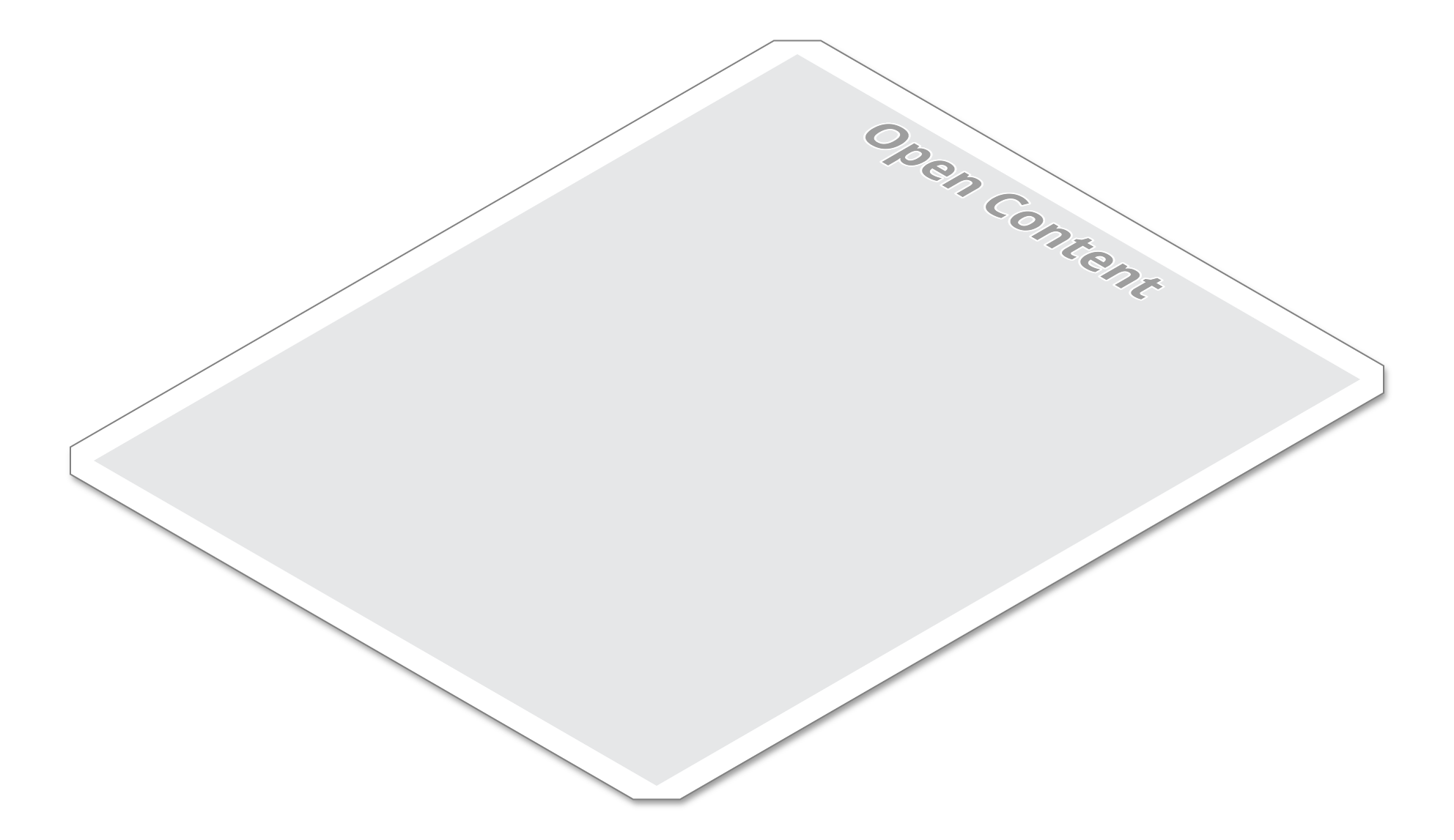 Open Content as a black box